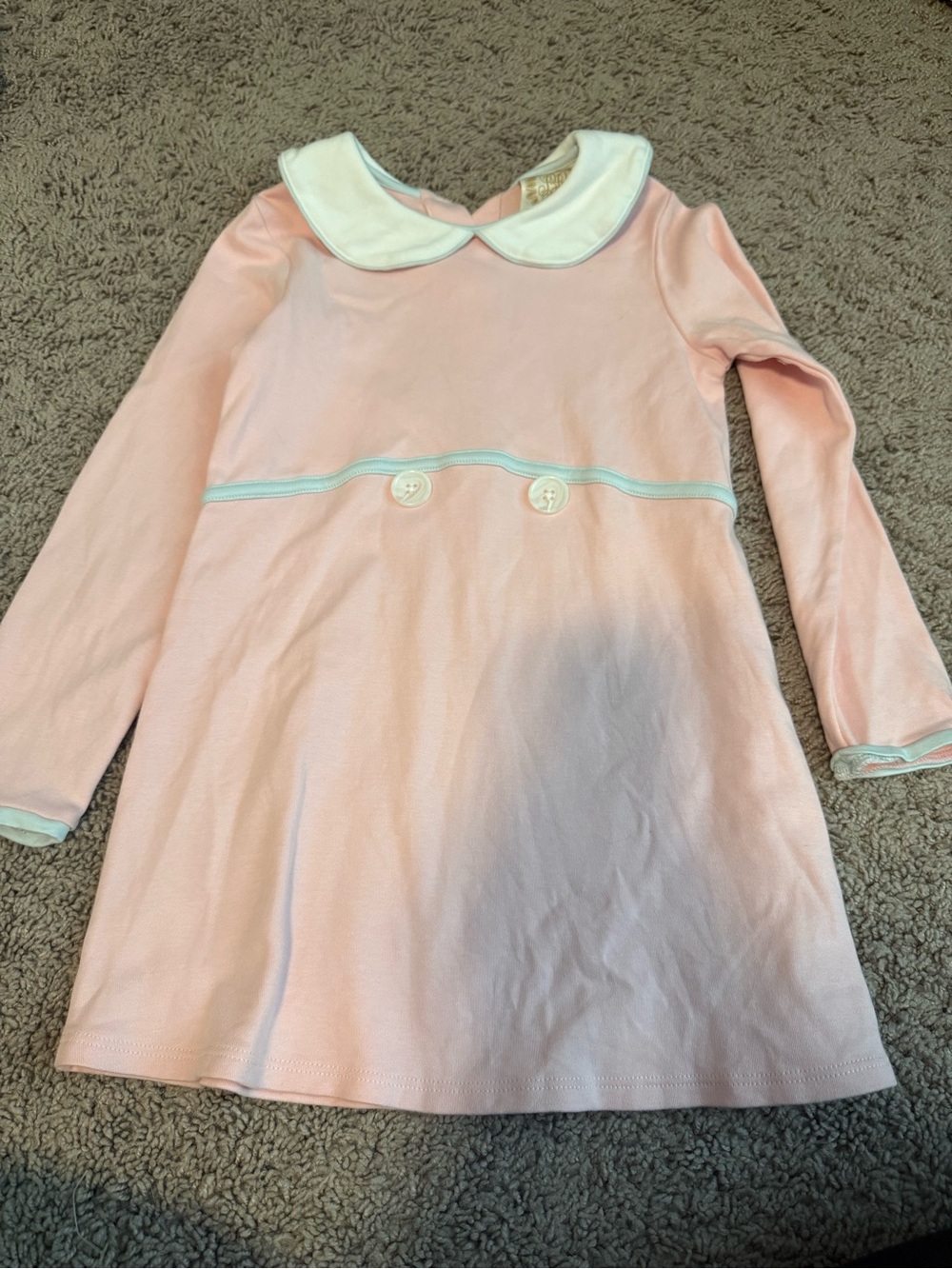 The Beaufort Bonnet Company Pink Dress with White Collar *NWOT
